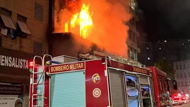 Tragédia em pousada de Porto Alegre resulta em dez mortes