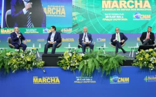 Empossado como vice da CNM, prefeito de Fabriciano destaca conquistas da Marcha dos Prefeitos em Brasília