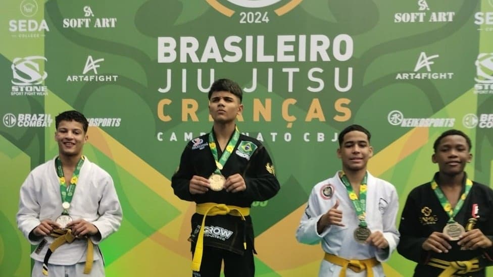  Atleta timoteense conquista vice-campeonato no Brasileiro Crianças de Jiu-Jítsu da CBJJ