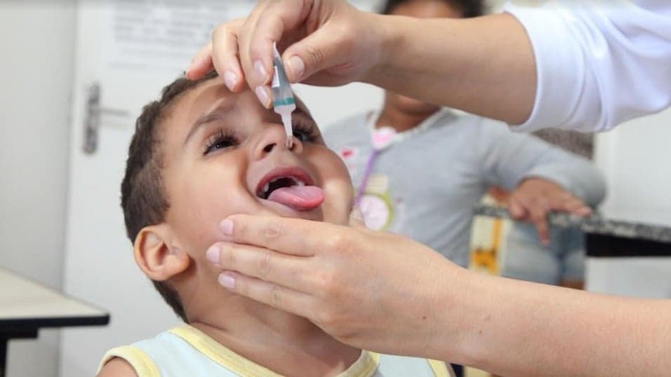 Vale do Aço tem Dia D de vacinação contra a poliomielite neste sábado