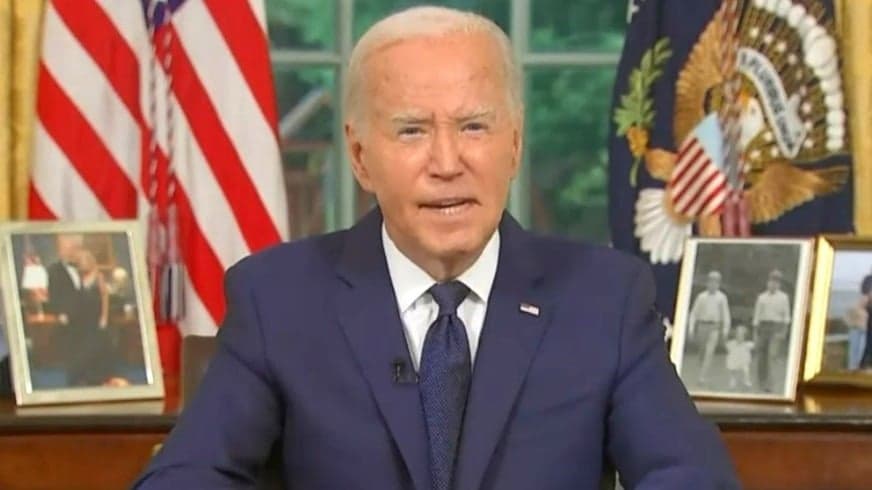 Primeiro discurso de Biden após desistir das eleições cita 'defesa da democracia' e 'novas vozes'