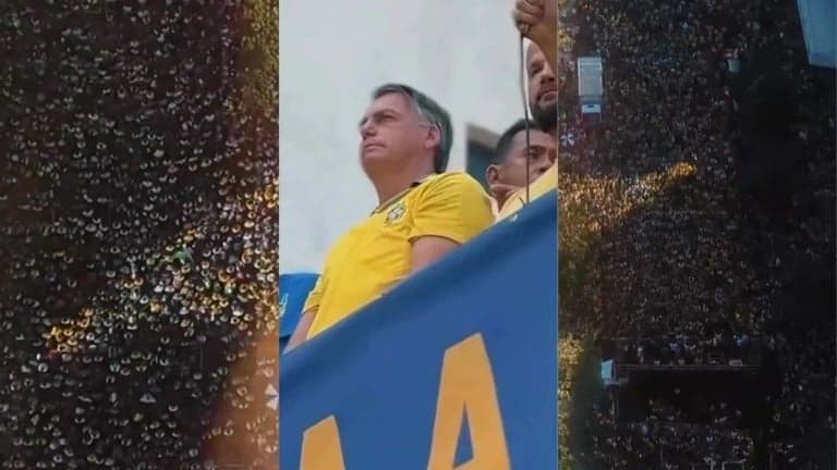 Bolsonaro atrai multidão em Niterói e critica governo Lula