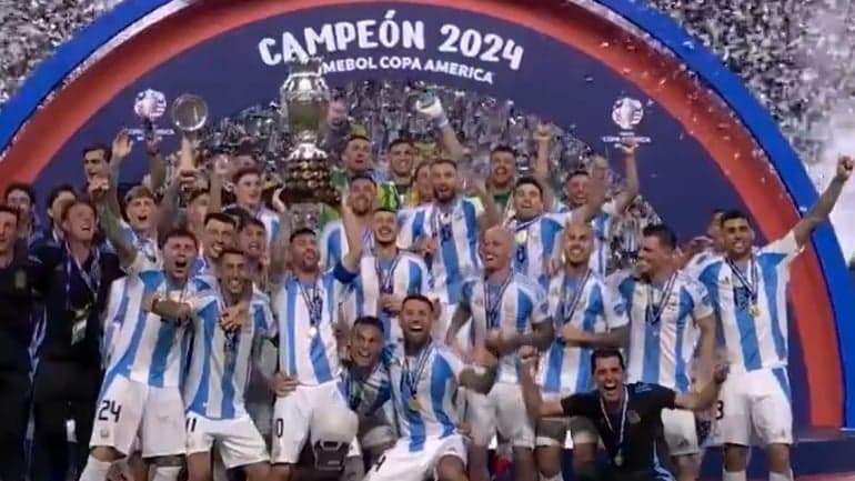 Argentina conquista a Copa América pela 16ª vez