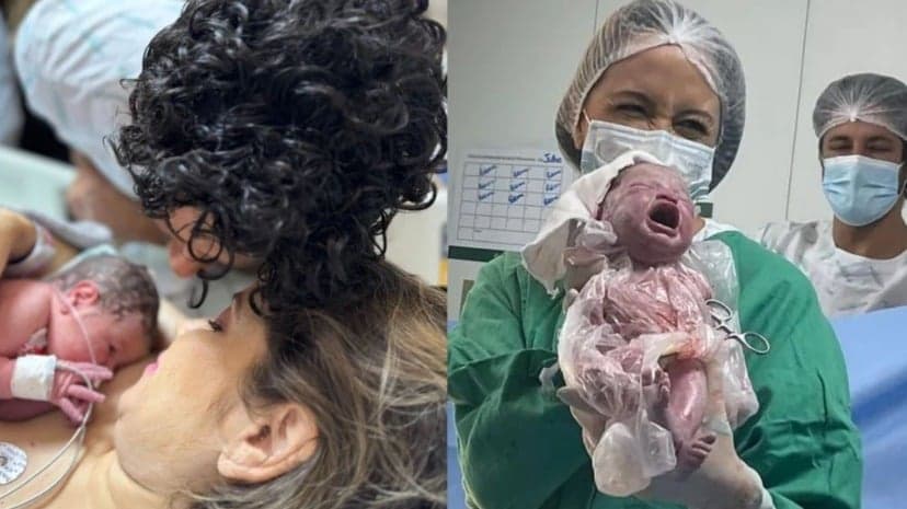 Camila Campos dá à luz a filha Sofia em meio à luta contra câncer