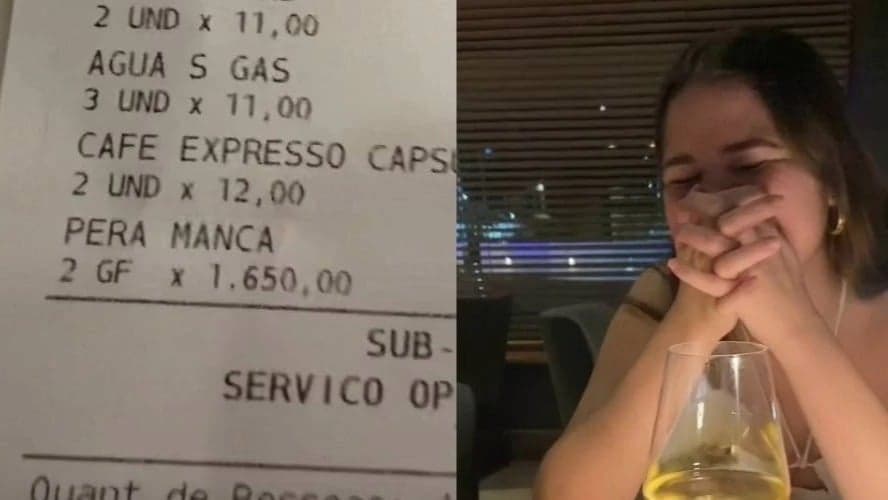 Vídeo: grupo de amigos confunde preço de vinho e paga quase R$ 2 mil por garrafa