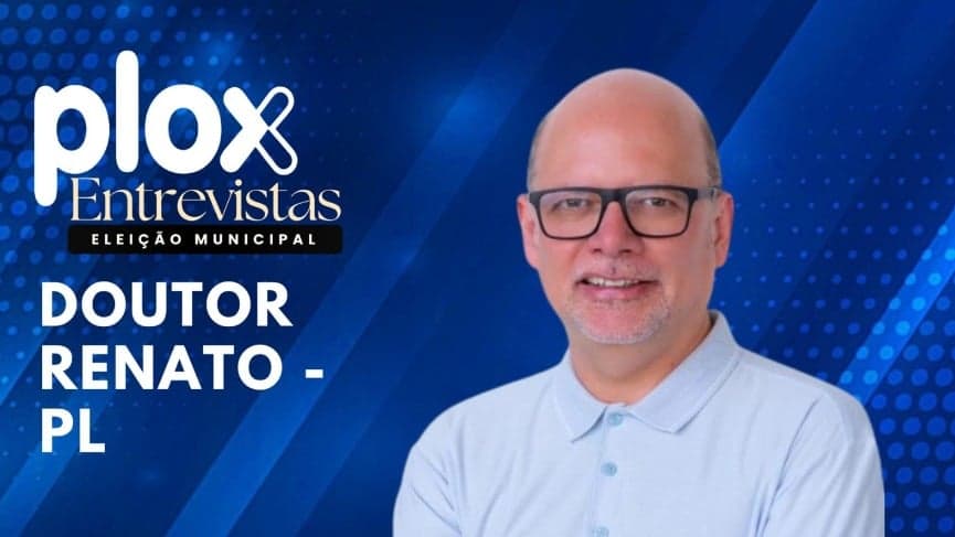 Doutor Renato, candidato a prefeito de Timóteo, ao vivo no PLOX