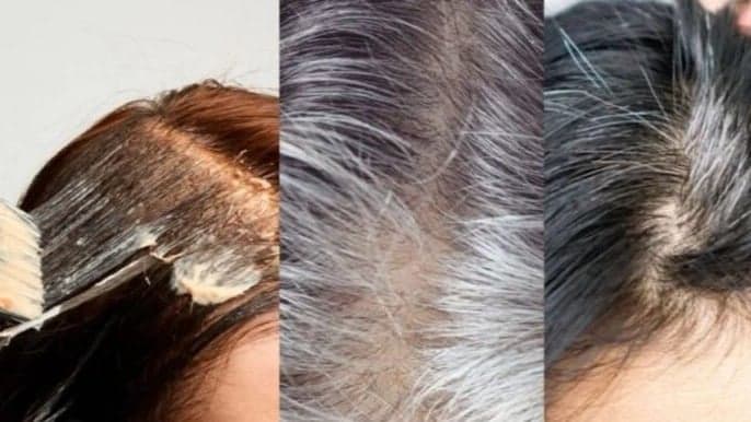 Descubra como pintar cabelo branco com 4 ingredientes simples que você tem em casa