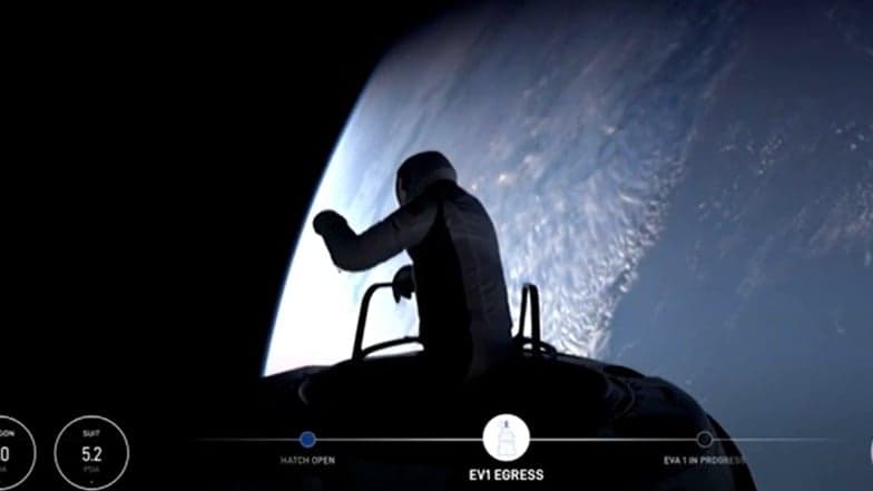 Polaris Dawn realiza primeira caminhada espacial com civis em missão privada da SpaceX