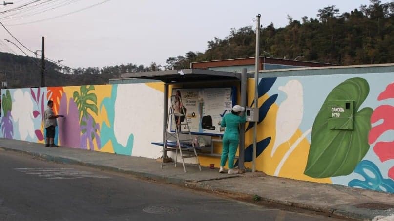 Projeto de muralismo transforma espaços públicos em Timóteo com arte e cultura