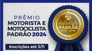 Governo de Minas abre inscrições para o Prêmio Motorista e Motociclista Padrão 2024