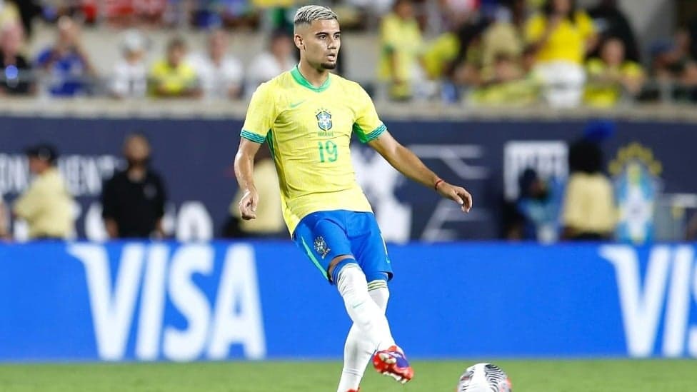 Seleção Brasileira convoca Andreas Pereira após lesão de Vinicius Junior