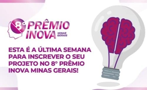 Inscrições para o Prêmio Inova terminam quinta-feira 