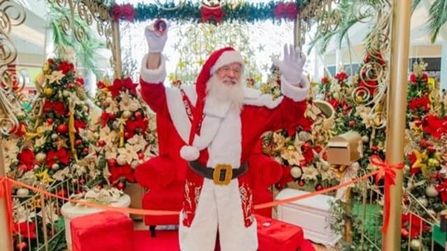 Papai Noel chega ao Shopping Vale do Aço neste domingo para abrir a temporada de Natal