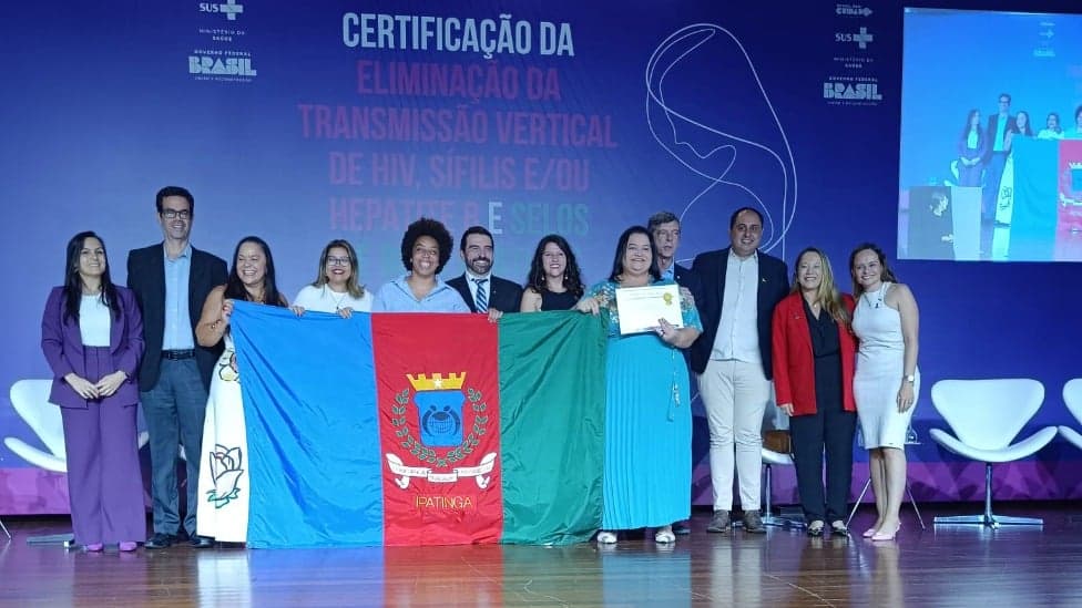 Ipatinga é reconhecida com Selo Ouro por prevenir transmissão vertical de Hepatite B