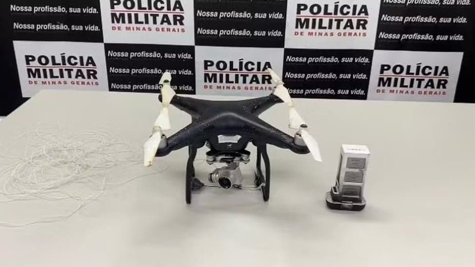 Drone é apreendido próximo a presídio de Governador Valadares