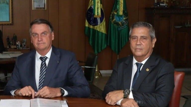 Bolsonaro questiona prisão de Braga Netto em caso de obstrução de justiça