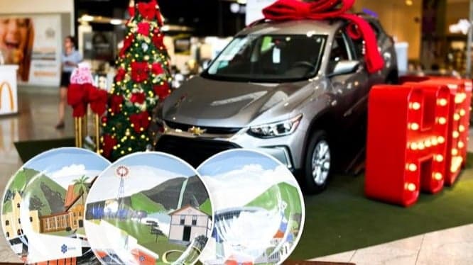 Campanha de Natal do Shopping Vale do Aço traz prêmios exclusivos e  sorteio de um Chevrolet Tracker 0km