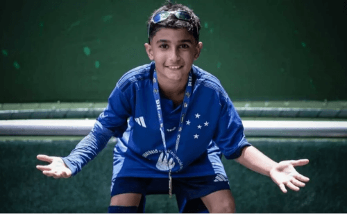 Joia da base do Cruzeiro, Lukinhas, de 11 anos, encanta torcedores