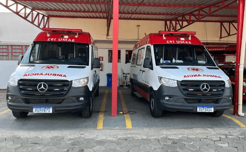 Ipatinga recebe três novas ambulâncias para o SAMU Regional