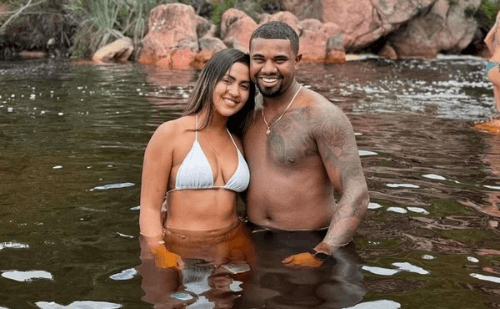 Após gravidez, namorada de Davi Brito pede tempo em Salvador