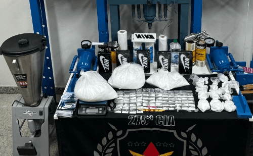 Vídeo: Polícias de João Monlevade e Coronel Fabriciano desmontam laboratório de drogas