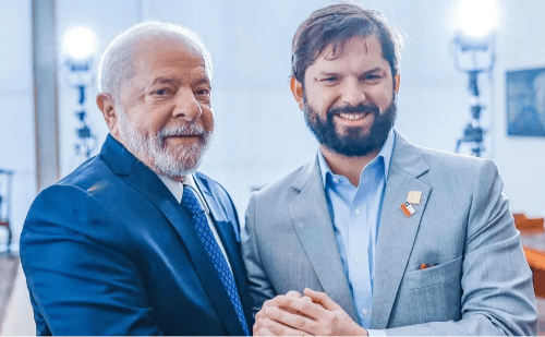Lula e Boric se reúnem em Brasília para estreitar relação Brasil-Chile