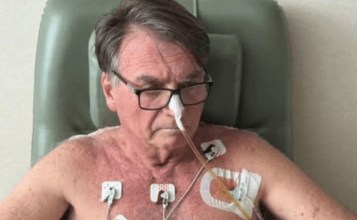 Na UTI, Bolsonaro convoca protesto por anistia ao 8/1