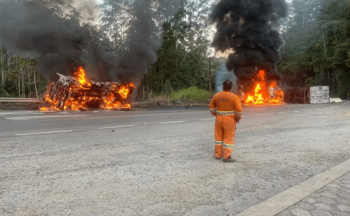 Acidente com micro-ônibus deixa mortos e feridos em SC