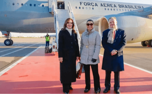 Janja desembarca na Rússia para compromissos sem Lula