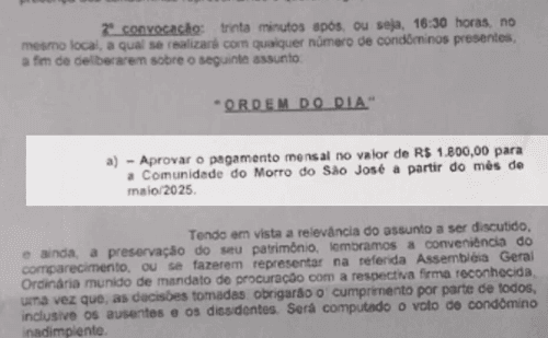 Traficantes cobram R$ 1.800 de moradores em condomínio do Rio de Janeiro