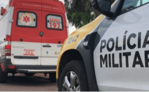 Mulher engasga com salgado e é salva por PMs e Samu em Unaí