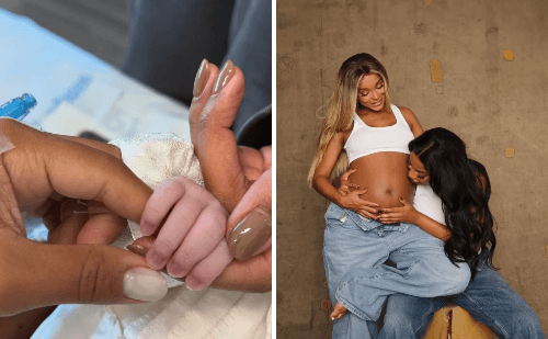 Ludmilla e Brunna Gonçalves anunciam o nascimento da filha Zuri
