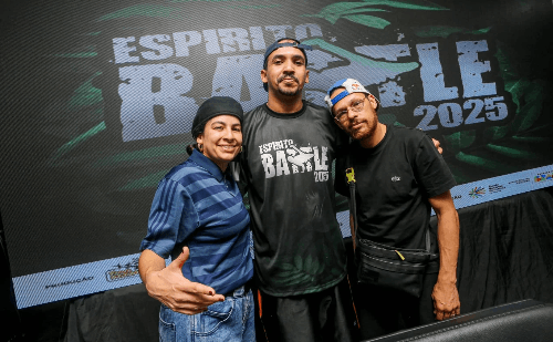 Ipatinguense participa de evento com lenda do hip-hop em Vila Velha