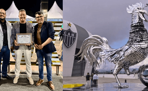 Autor do Galo Inox é homenageado em evento no Vale do Aço