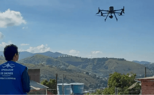 Ipatinga inicia operação com drones contra focos do Aedes