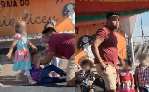 Criança de 4 anos é agredida por homem em festa escolar no DF