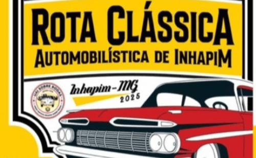 1ª Rota Clássica transforma Inhapim em palco de carros antigos