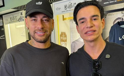 Empresário Anderson Franco participa de evento beneficente com Neymar