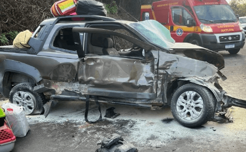 Colisão entre quatro veículos deixa oito feridos na BR-381 em Minas Gerais