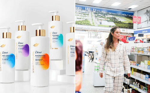 Promoção da Dove dá Sérum grátis em farmácias para quem usar pijama