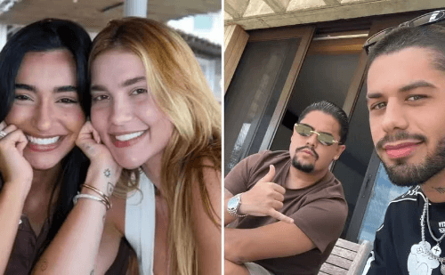 Após separação, Virginia passa madrugada com ex de amigo de Zé Felipe