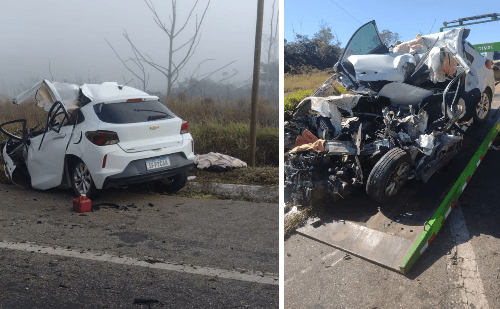 Acidente na BR-262 mata bebê e três adultos; vítimas são identificadas