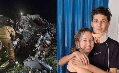 Sobrevivente de grave acidente na BR-381 em Ipatinga visita escola e emociona comunidade