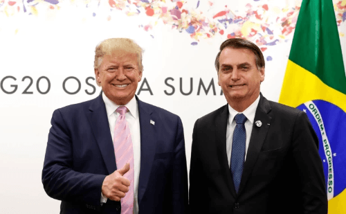 Trump chama de 'terrível' tratamento dado a Bolsonaro no Brasil