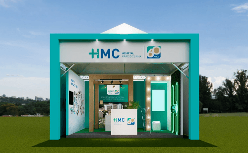 Hospital Márcio Cunha celebra 60 anos com estande interativo na Expo Usipa 2025