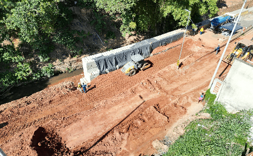 Obras avançam na Avenida Maanaim em Ipatinga