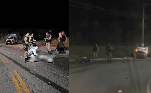 Fuga de mulher em surto termina com motociclista fraturado em MG
