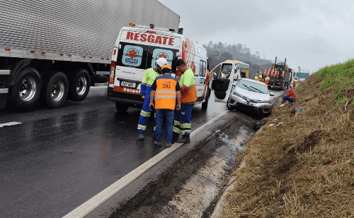 Funcionário é atropelado durante serviço na BR-381