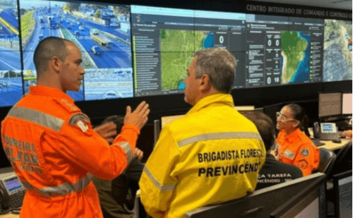 Bombeiros de MG usam satélites e internet via Starlink no combate a incêndios