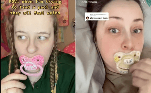 Adultos usando chupetas viram febre no TikTok e preocupam especialistas